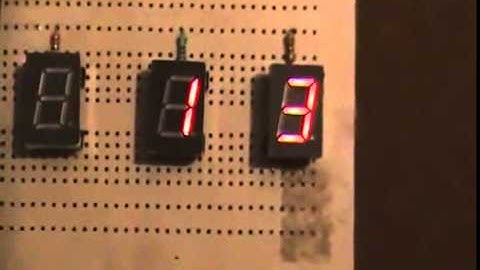 Contador de 0 a 99 con display de 7 segmentos (Parte 1)