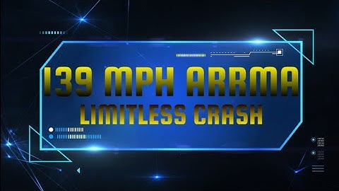 139 Mph Epic Arrma Limitless Crash