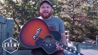 Picking up an Epiphone Jumbo in the Shenandoah Valley chords