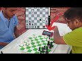 An advantage against a grandmaster in time trouble  gm aravindh vs cm aaditya  national blitz