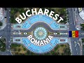 Bucarest roumanie  une ville de contrastes drone 4k