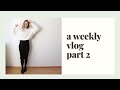 A Weekly Vlog Part 2| Second hand fashion, grocery haul &amp; more