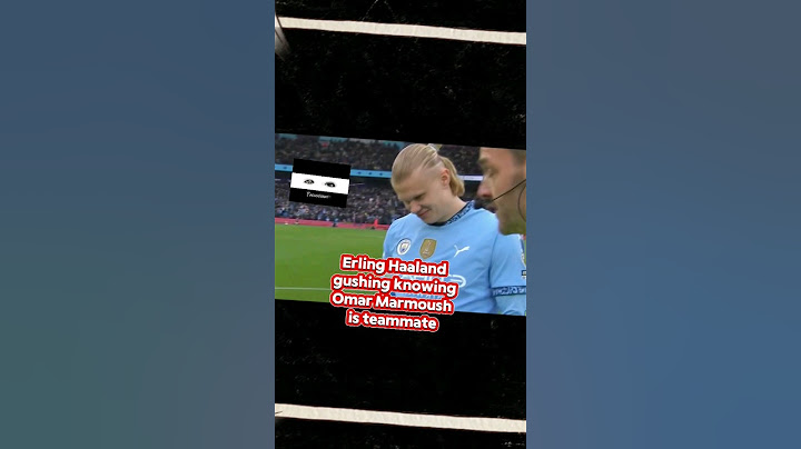 Erling Haaland its good day plating with Omar Marmoush for the first time! #Soccer #trending #viral