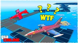 СКИЛЛ ТЕСТ НА САМОЛЕТЕ?!? КАК ПРОЙТИ ЭТУ КРИВУЮ ПОЛОСУ, ТАКОГО ЕЩЕ НЕ БЫЛО В GTA ONLINE ГОНКИ ГТА 5)