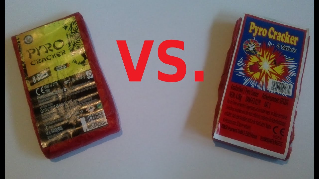 Panda vs.  Lesli Pyrocracker  -Test 6- - YouTube