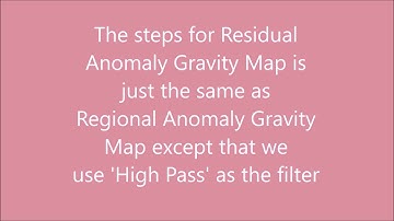 Video STAG6334 Processing Gravity Data Using Oasis Montaj