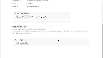 How to create a Twitter app (generate API key and access token) in two minutes
