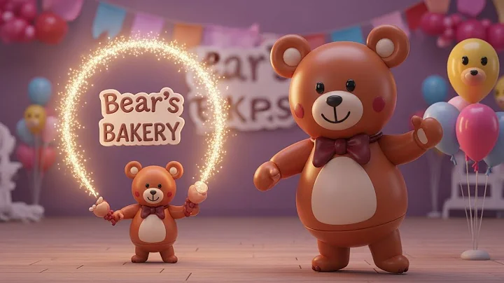 Bear’s Bakery Balloon Show 🐻🎈 | Fantasy Song for Kids | Learn Sweet Colors and Easy Balloon Counting