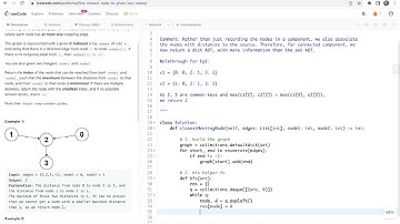 leetcode 2359. Find Closest Node to Given Two Nodes - Breadth First Search
