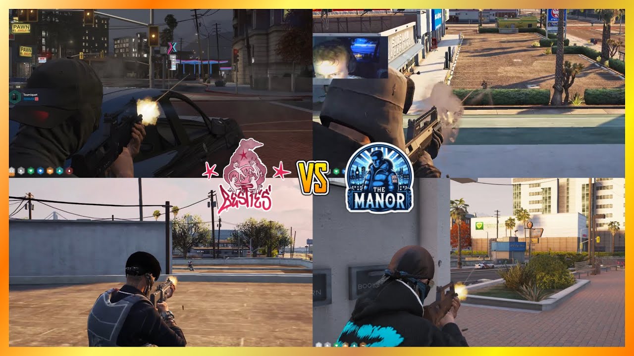 Besties Roll Out To Clap The Manor (Multi POVs) | NoPixel 4.0 GTA RP