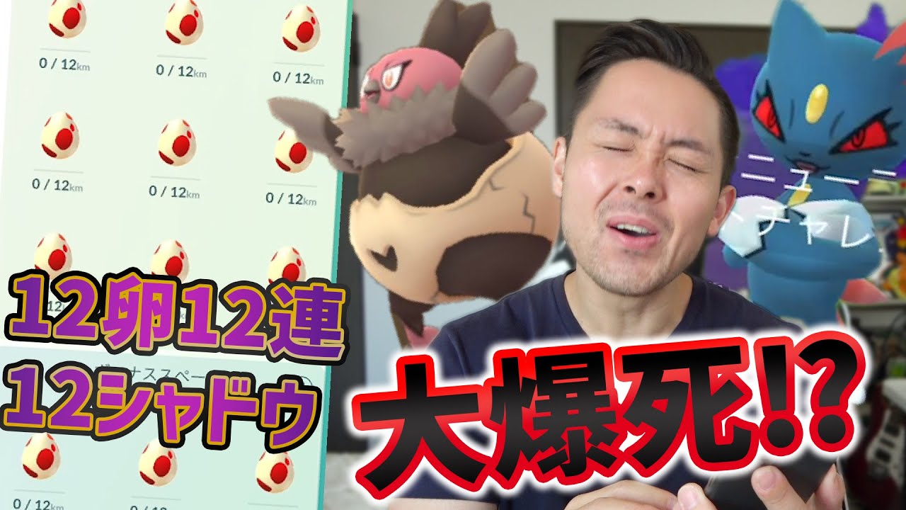 大爆死 12卵 12シャドウ色違いを12連 狙いの がでない 涙 ポケモンgo ポケモンgo Tips Tricks