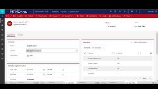 Dynamics 365 for Education- Operations