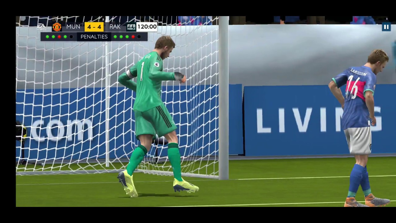 Fifa mobile 19  gameplay : penalty shootout vs Manchester United