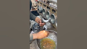 Diesel Engine Maintenance Piston Fitting Engine Overhaul #Mechanical #Automotive #engine #rebuilding