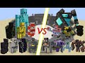 Extra Golems's Golem vs Golemania's Golem! Minecraft mob battle!