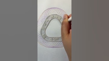 "Watch the magic unfold with every spin! 🌀✨ #SpirographArt #spirographdesign #shortvideo