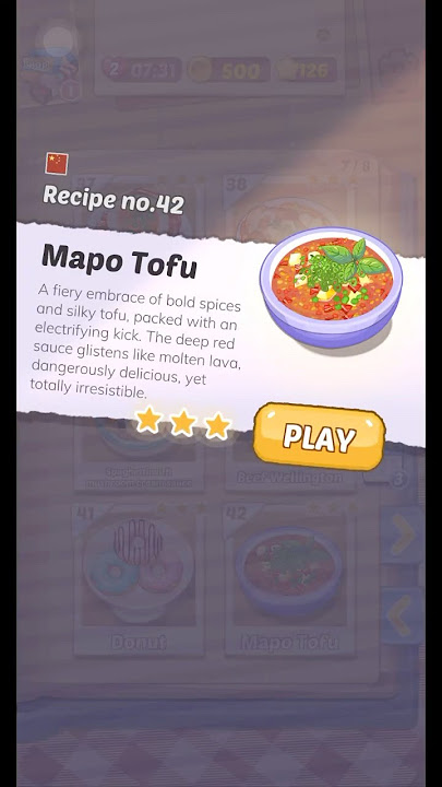 Cookingdom level 42 | Mapo Tofu #gameplaywalkthrough