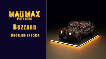 Mad Max Buzzard made in Blender 2.9 Modeling Process
