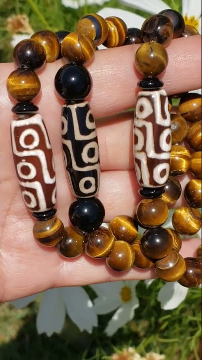 Tibetan Dzi Nine Eyed Bead Bracelets.