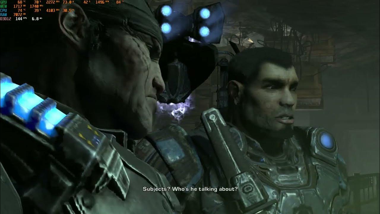 Gears of War 2 Xenia canary 12100f Rx 6600 YouTube