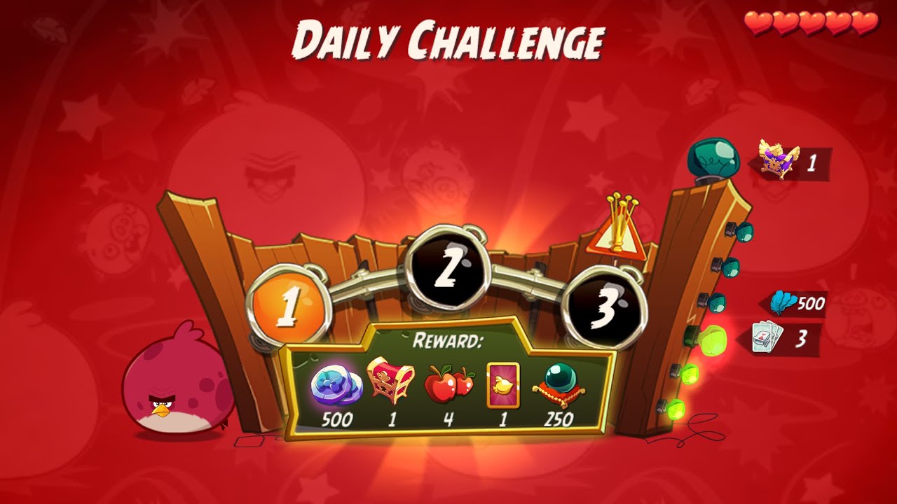 DC 4-5-6 Rooms - No Red,Blues,Chuck,Hal - Daily Challenge, Angry Birds 2