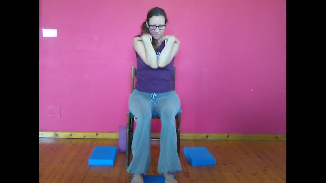 Chair yoga for legs - YouTube