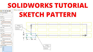 SolidWorks Tutorial: Linear Sketch Pattern