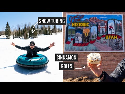 Our first time snow tubing + trying the “BEST cinnamon rolls in the West!” (Brian Head + Parowan)