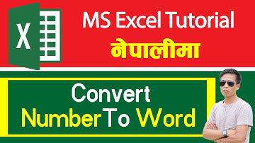 How To Convert Amount To Word in Excel | Nepali | Using SpellNumber Formula | Excel Tutorial