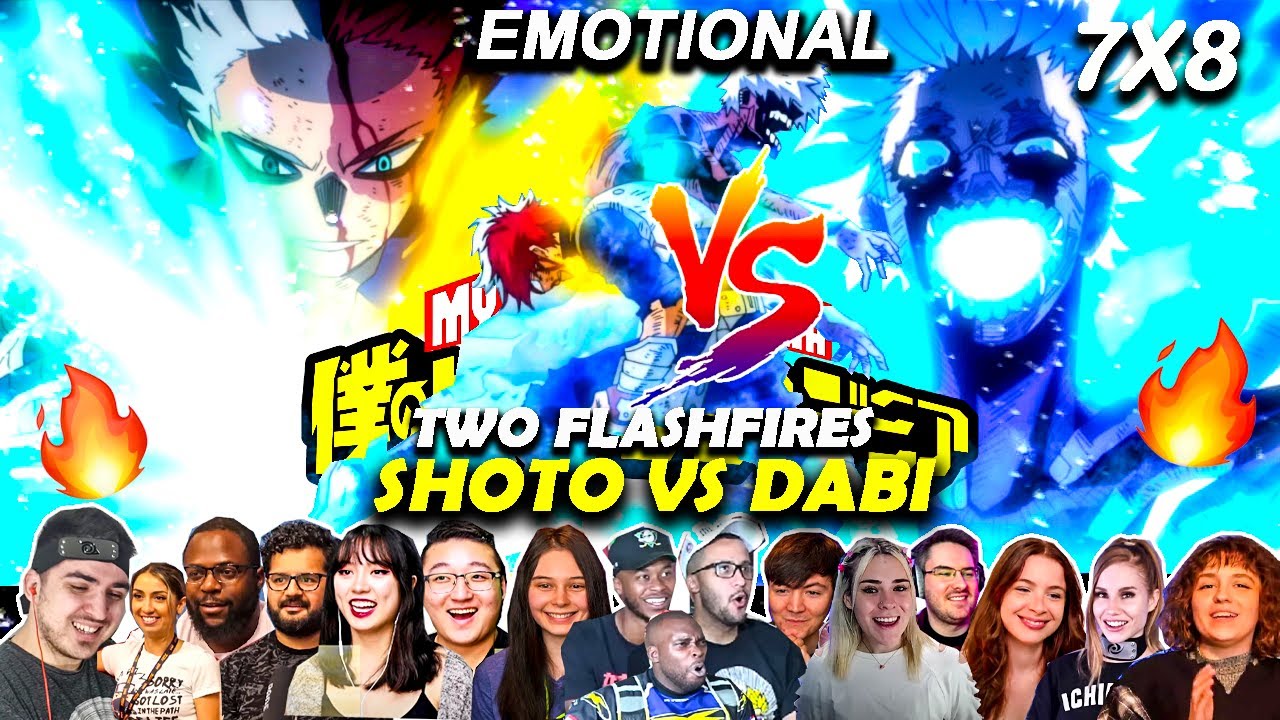 SHOTO vs DABI🔥Two Flashfires | This Fight Broke Them💔My Hero Academia Episode 7x8 Reaction Mashup