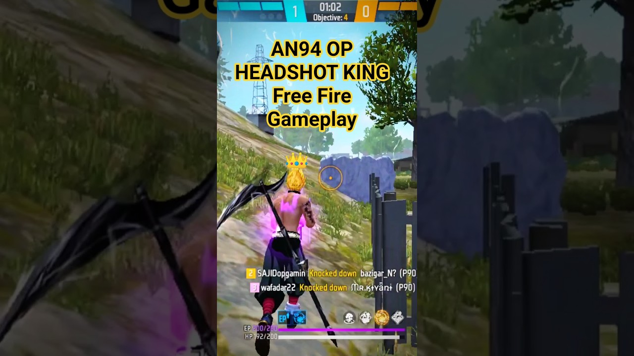 👑 AN94 👑 OP HEADSHOT KING Free Fire Gameplay