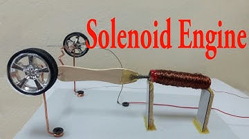 Solenoid Engine/EASY Science Experiment You Can Do at Home/How to make (tutorial)
