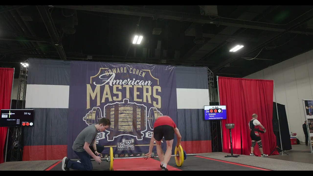 M70 Clean & Jerk, 2025 Howard Cohen American Masters Weightlifting Championships