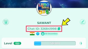 How to Get Chatroom Profile Chat ID Number in Ludo Royal Game