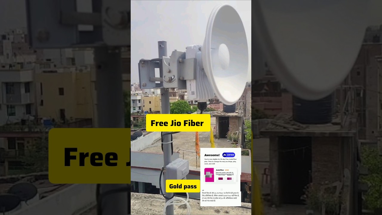 jio airfiber 50 days free 🔥| jio airfiber Gold pass 