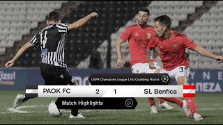 PAOK FC 1 - 2 SL Benfica, Taça Uefa 1999/2000