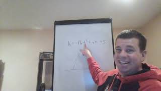 Finding velocity using vertical motion model