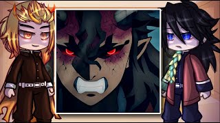 Past Hashiras React To Hantengu And Gyokko // Demon Slayer // Gacha Club