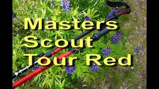 Masters Scout Tour Red | телескопические трекинговые палки