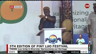 Senator Oburu Odinga's Speech at the 5th Edition of the Piny Luo Festival