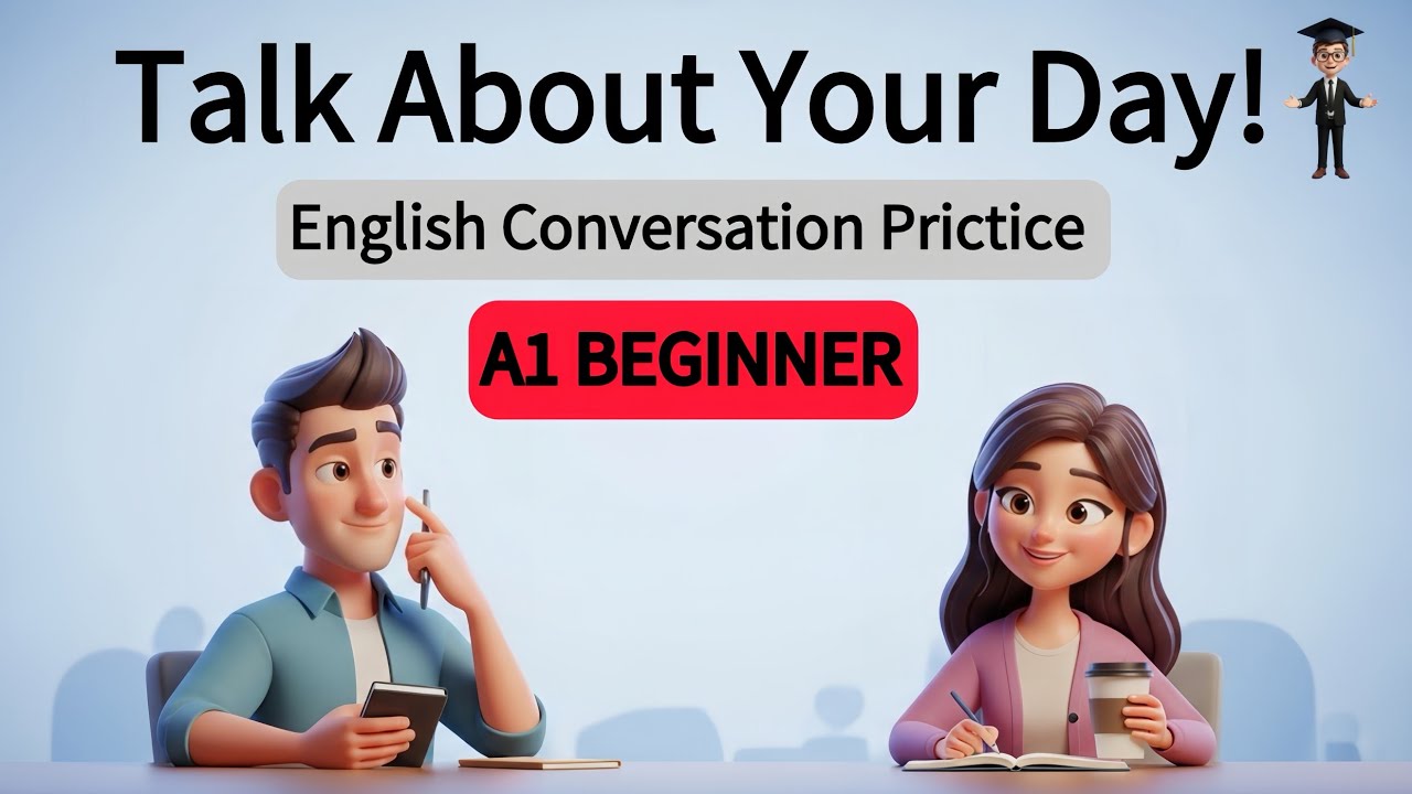 6-Minute English Conversation Practice | Talk About Your Day - YouTube