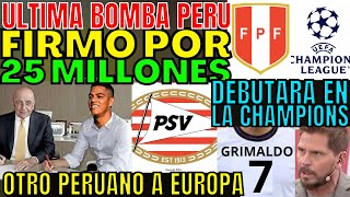 LLEGÓ A EUROPA JOAO GRIMALDO YA FIRMÓ CON PSV Y DEBUTARÁ EN CHAMPIONS LEAGUE EN PARTIDAZO SORPRENDE