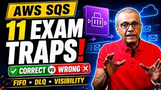 AWS SQS Quiz EXPLAINED! 🚨 11 DVA-C02 Traps You Must NOT Get Wrong | FIFO, DLQ, Visibility