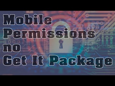 Mobile Permissions no Get It Package - Componente de Permissões Android