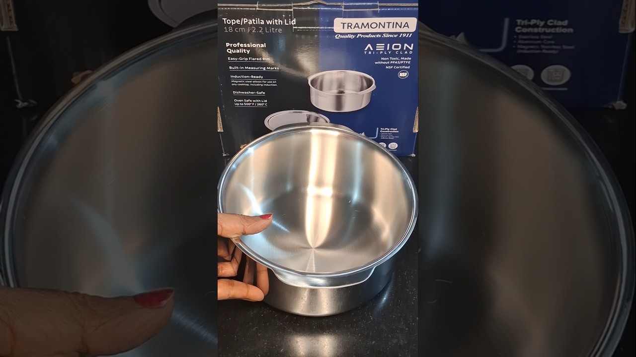 Triply | Stainless Steel | Cookware | Biryani Pot | Handi | Tope | Tramontina |
