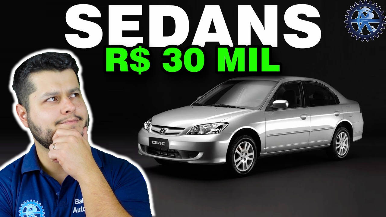 ❇️ 8 MELHORES SEDANS para COMPRAR com menos de R$ 30 MIL ❇️ ZERO ARREPENDIMENTO