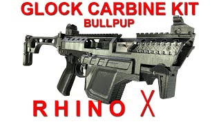 3D Printed Bullpup Glock Carbine Kit "Recover Tactical Pi X Wannabe"