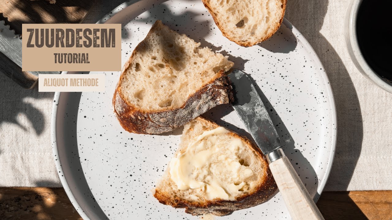 Mijn huidige zuurdesem recept en methode (Aliquot methode). Gietijzeren pan niet nodig!