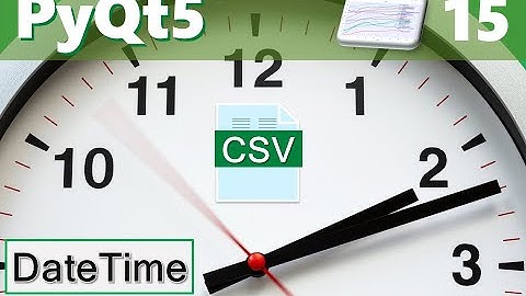 Matplotlib based GUI to plot time series data: PyQt5 tutorial - Part 15