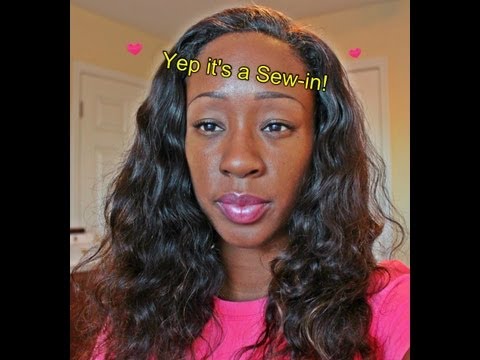 Sew-in pour cheveux courts (DIY / Tutorial)